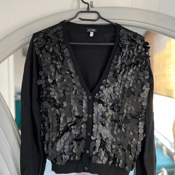 Armani Jeans black cardigan - Picture 4 of 5